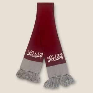 Vintage Schlitz Beer  Knit Scarf